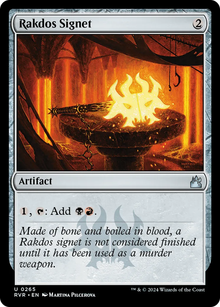 Rakdos Signet — Ravnica Remastered — Magic: The Gathering