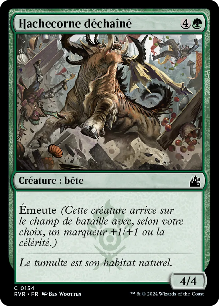 Hachecorne déchaîné — Ravnica Remastered — Magic: The Gathering