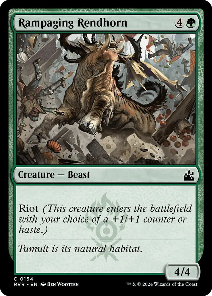 Rampaging Rendhorn — Ravnica Remastered — Magic: The Gathering