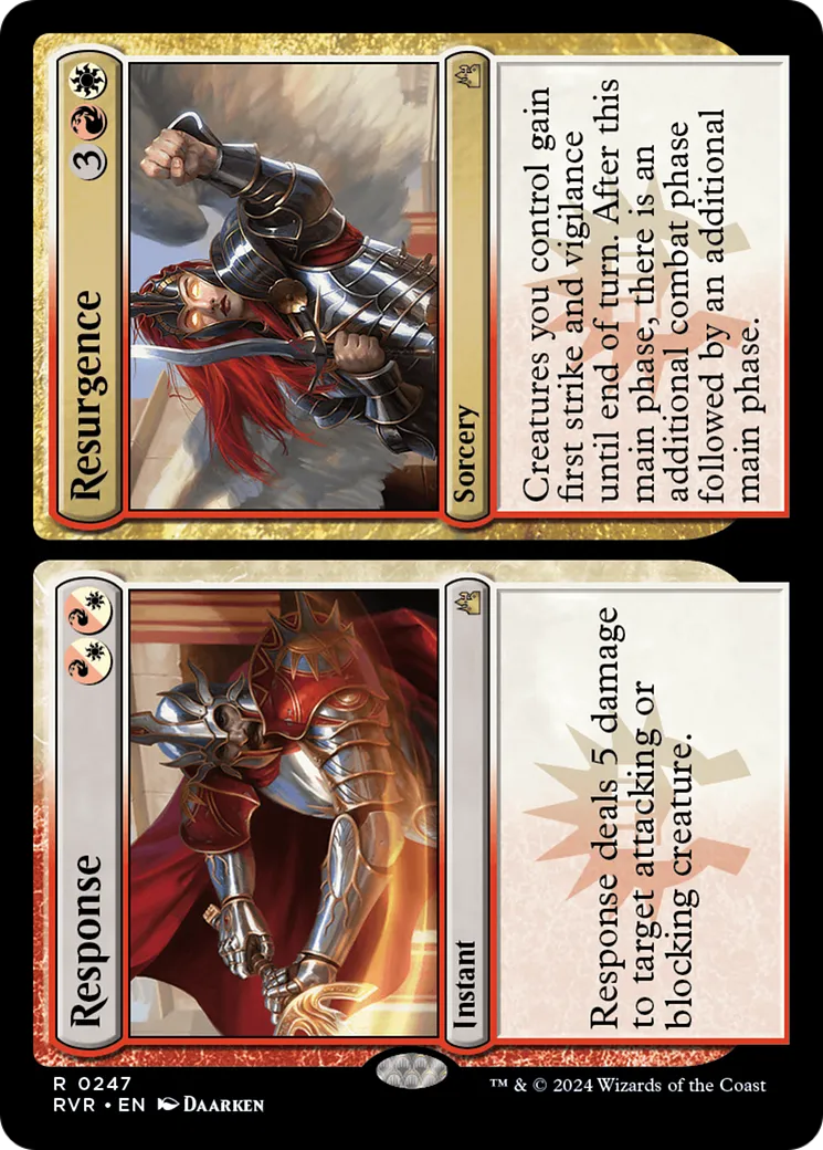 Response // Resurgence — Ravnica Remastered — Magic: The Gathering