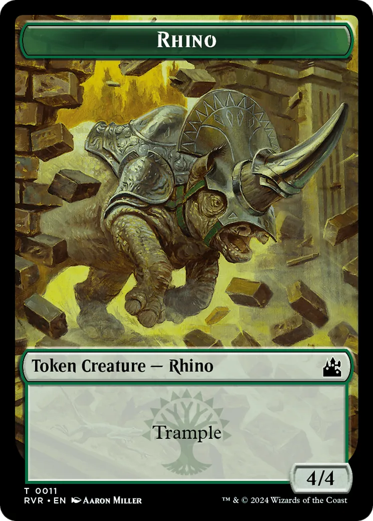 Rhino — Ravnica Remastered — Magic: The Gathering