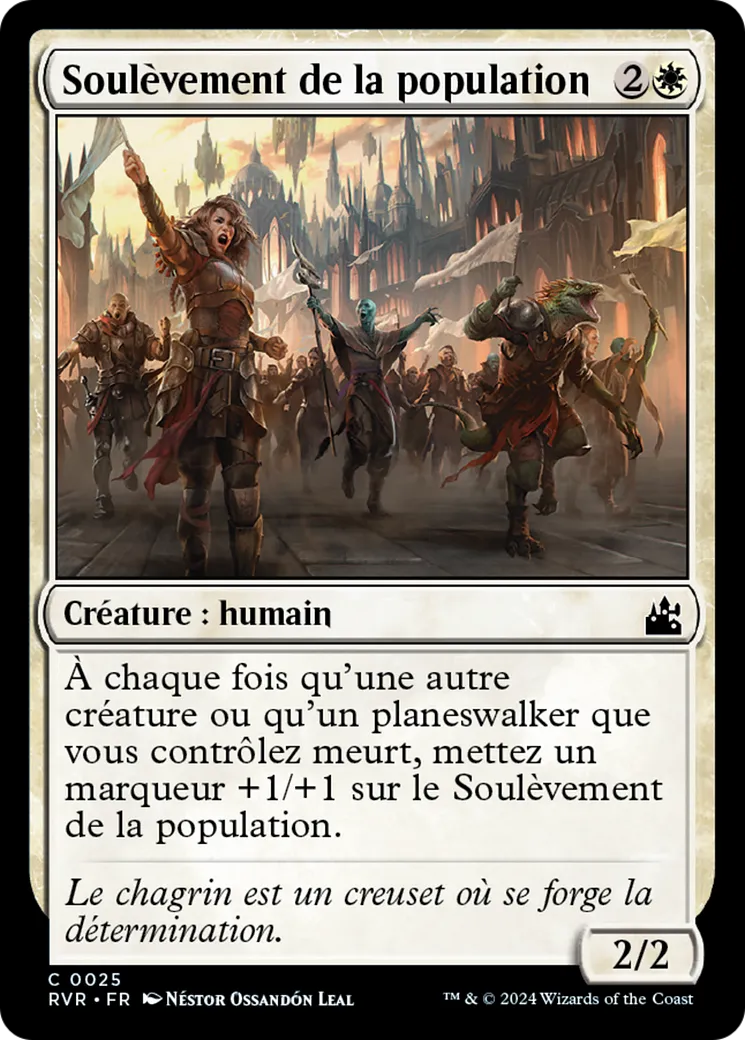 Soulèvement de la population — Ravnica Remastered — Magic: The Gathering