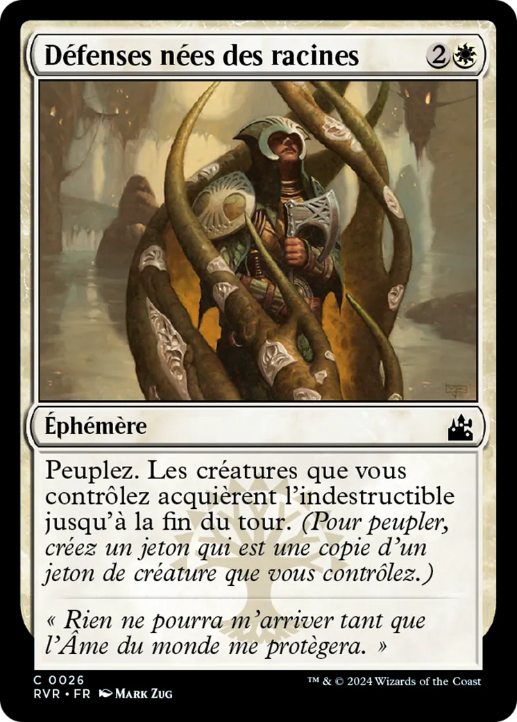 Défenses nées des racines — Ravnica Remastered — Magic: The Gathering