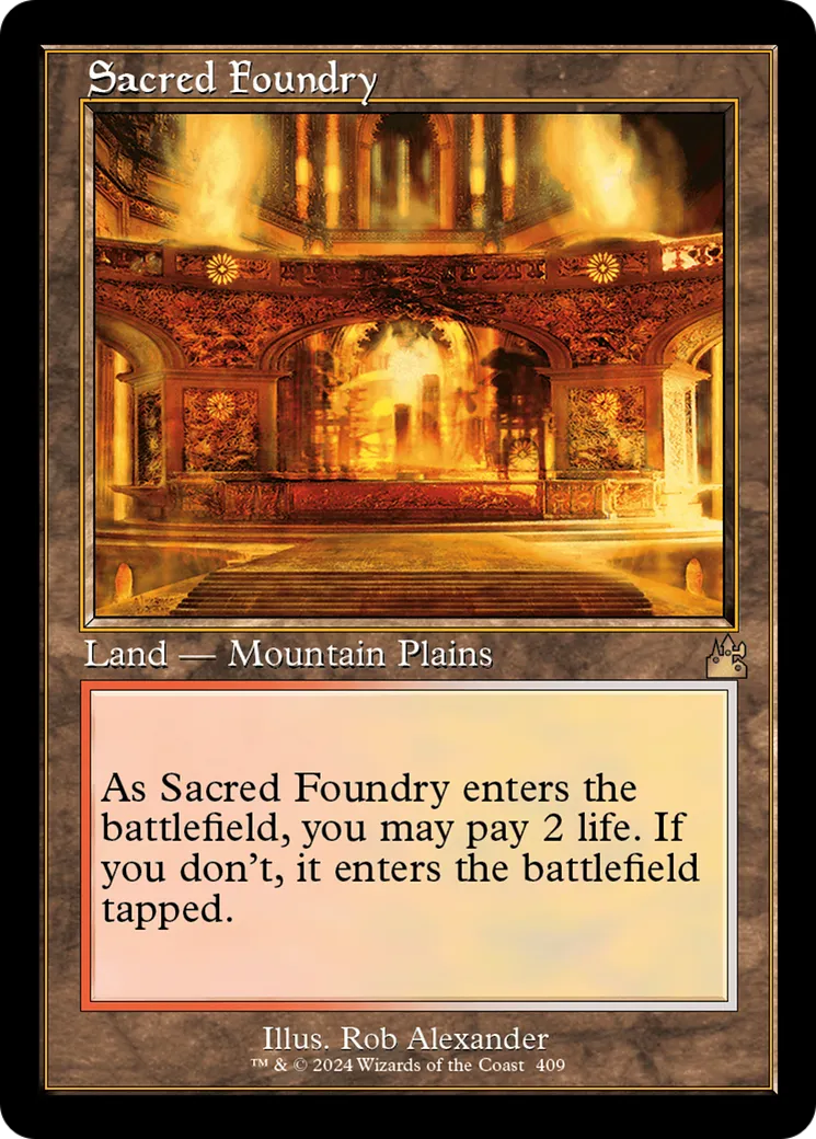 Sacred Foundry — Ravnica Remastered — Magic: The Gathering