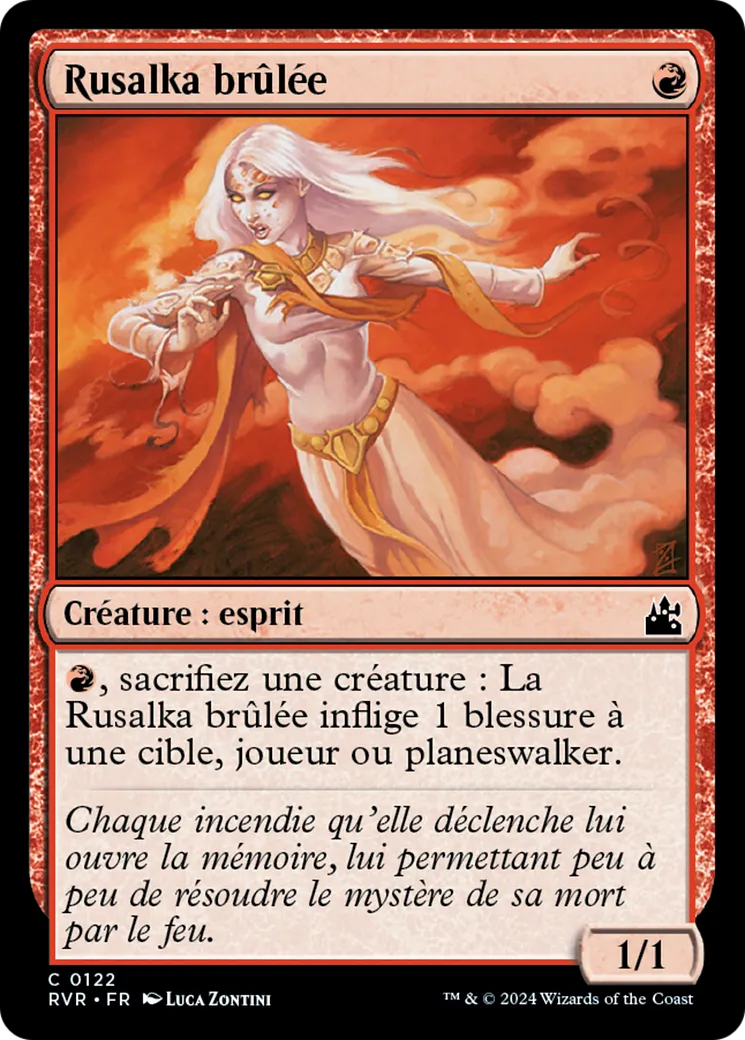 Rusalka brûlée — Ravnica Remastered — Magic: The Gathering