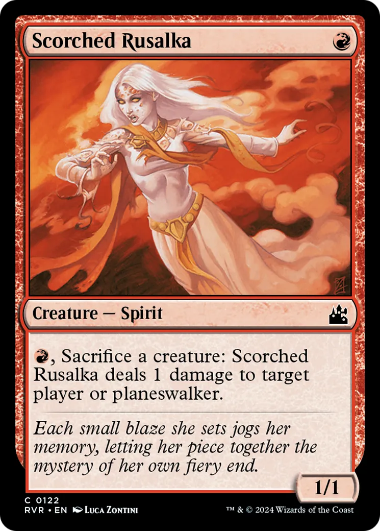 Rusalka brûlée — Ravnica Remastered — Magic: The Gathering
