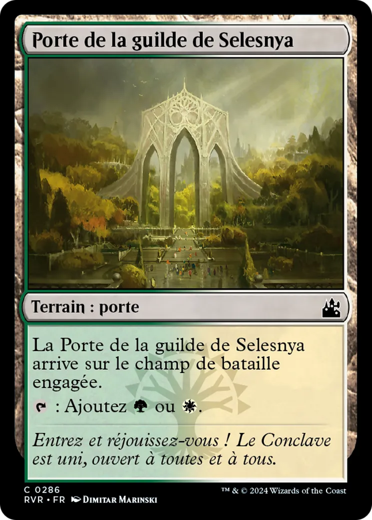 Porte de la guilde de Selesnya — Ravnica Remastered — Magic: The Gathering