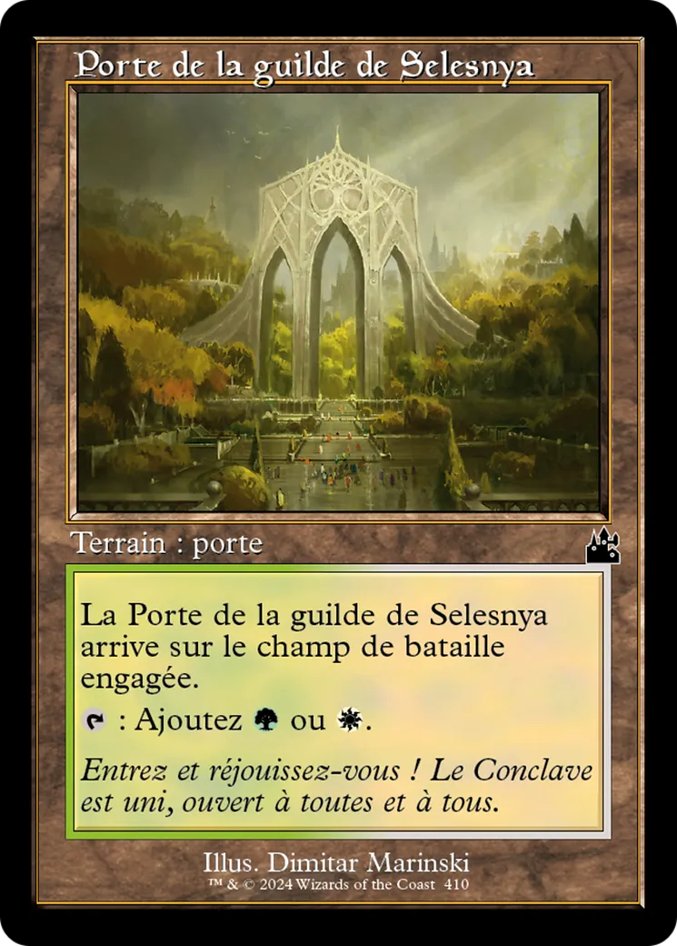 Porte de la guilde de Selesnya — Ravnica Remastered — Magic: The Gathering