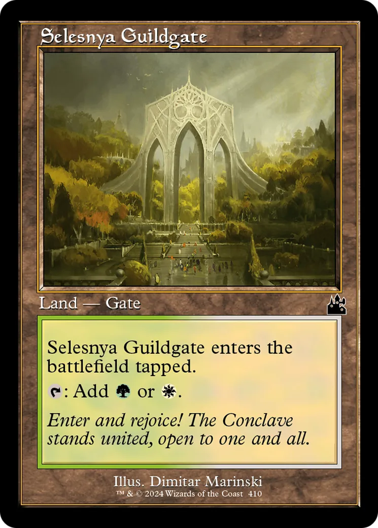 Selesnya Guildgate — Ravnica Remastered — Magic: The Gathering