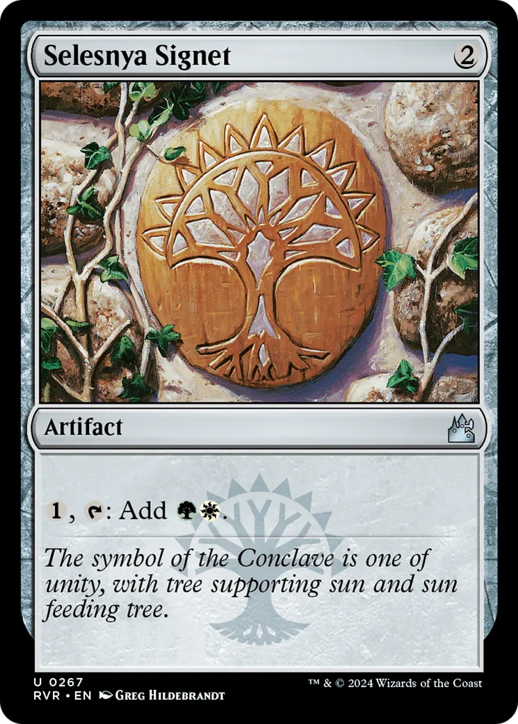 Selesnya Signet — Ravnica Remastered — Magic: The Gathering