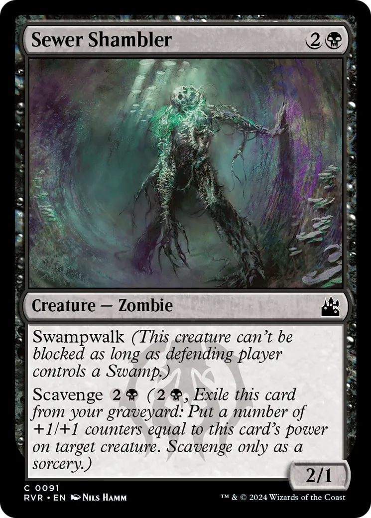 Sewer Shambler — Ravnica Remastered — Magic: The Gathering