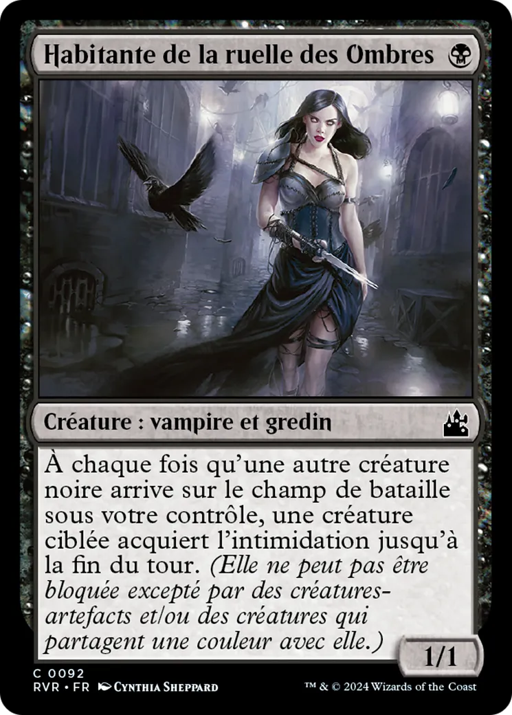 Habitante de la ruelle des Ombres — Ravnica Remastered — Magic: The Gathering