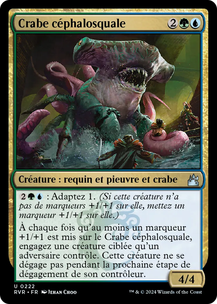 Crabe céphalosquale — Ravnica Remastered — Magic: The Gathering