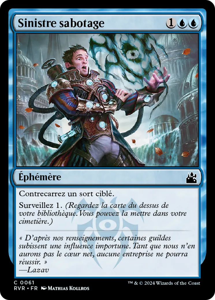 Sinistre sabotage — Ravnica Remastered — Magic: The Gathering