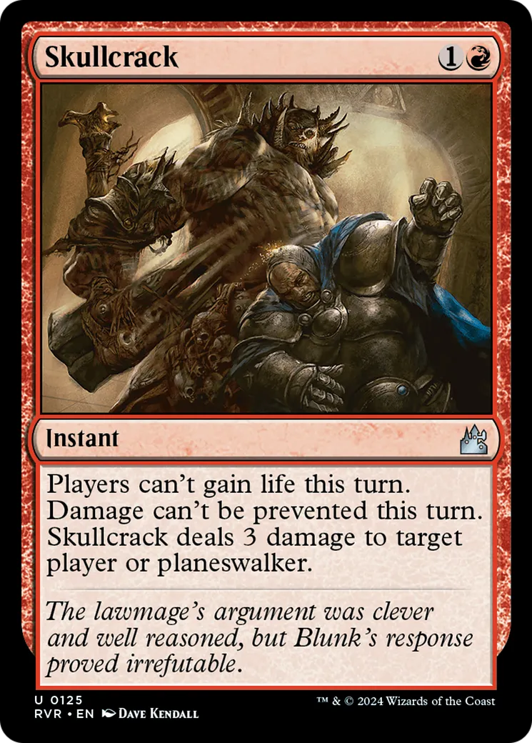 Skullcrack — Ravnica Remastered — Magic: The Gathering