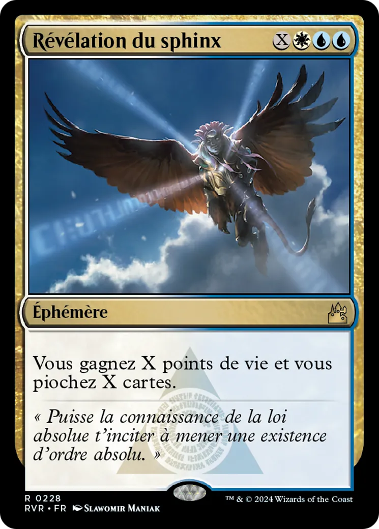 Révélation du sphinx — Ravnica Remastered — Magic: The Gathering