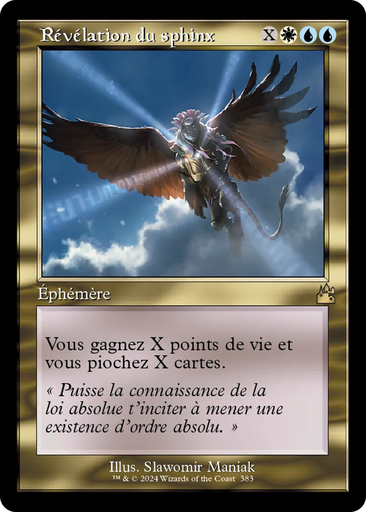Révélation du sphinx — Ravnica Remastered — Magic: The Gathering
