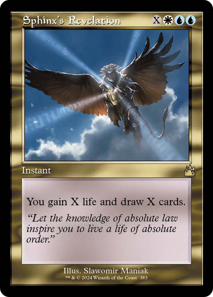 Sphinx's Revelation — Ravnica Remastered — Magic: The Gathering
