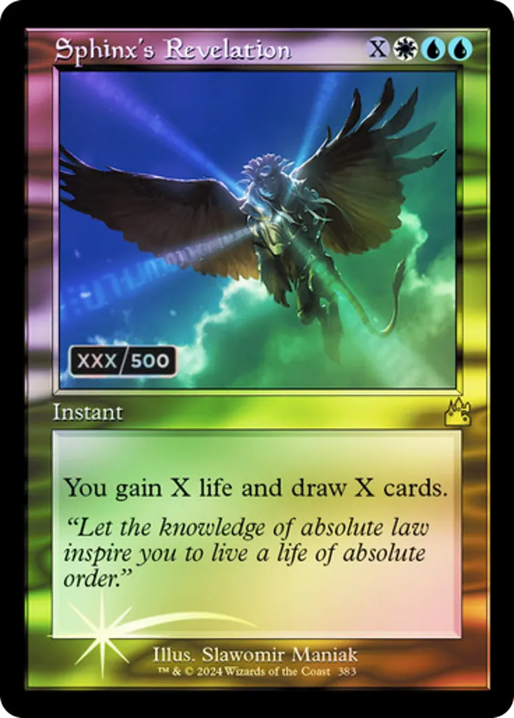 Sphinx's Revelation — Ravnica Remastered — Magic: The Gathering