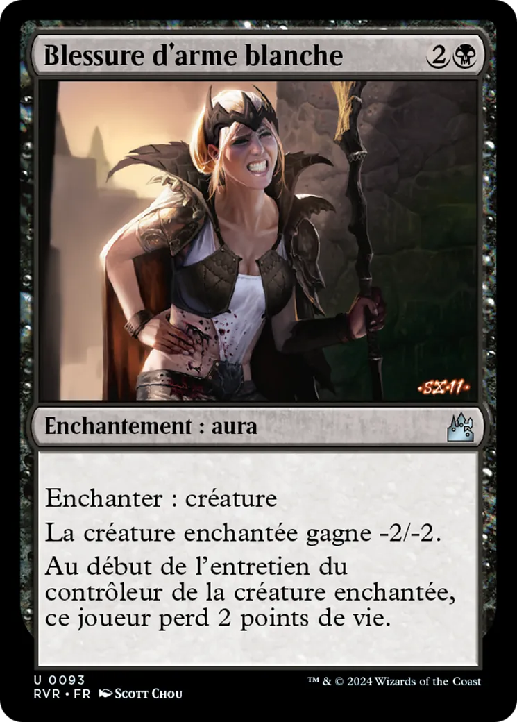 Blessure d'arme blanche — Ravnica Remastered — Magic: The Gathering