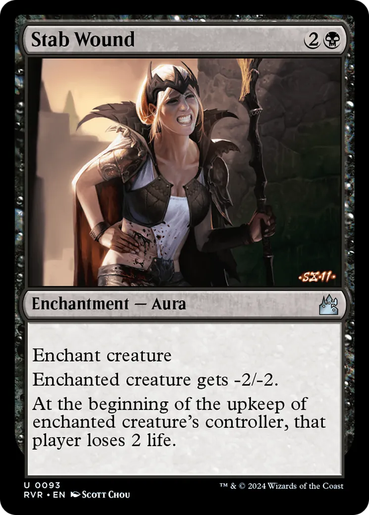 Stab Wound — Ravnica Remastered — Magic: The Gathering