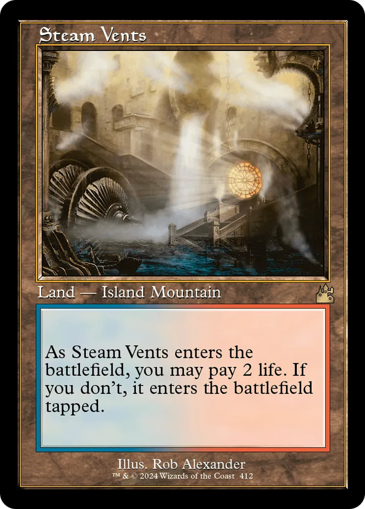 Steam Vents — Ravnica Remastered — Magic: The Gathering