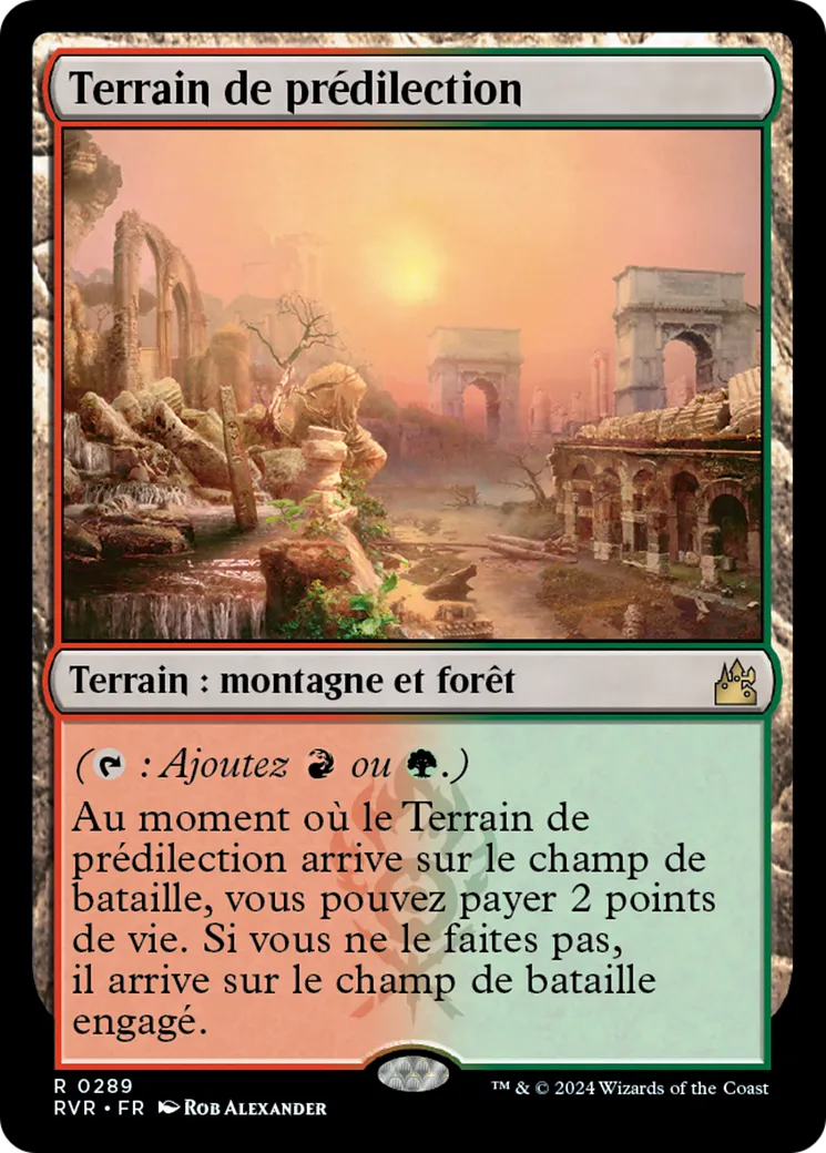 Terrain de prédilection