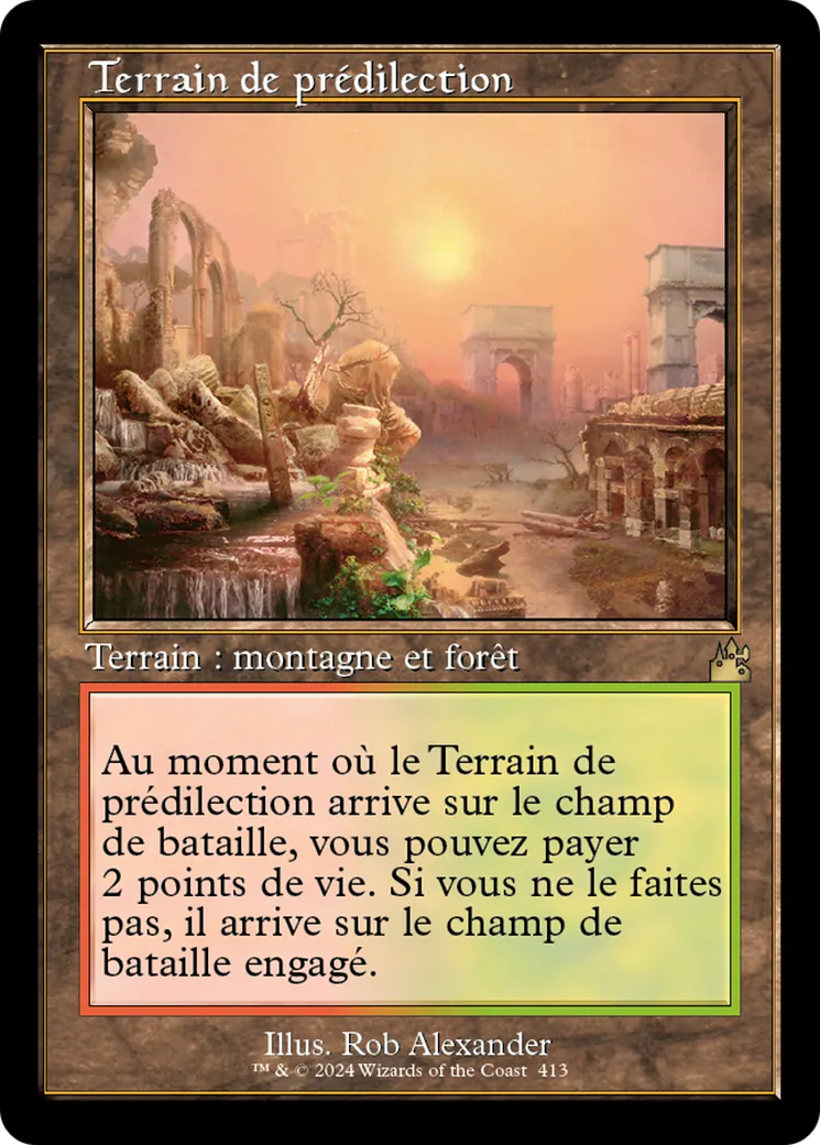 Terrain de prédilection from Ravnica Remastered - Magic: The Gathering