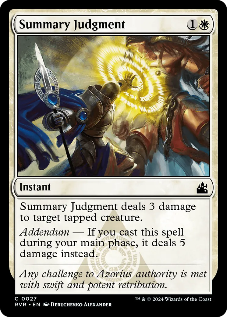 Jugement sommaire — Ravnica Remastered — Magic: The Gathering