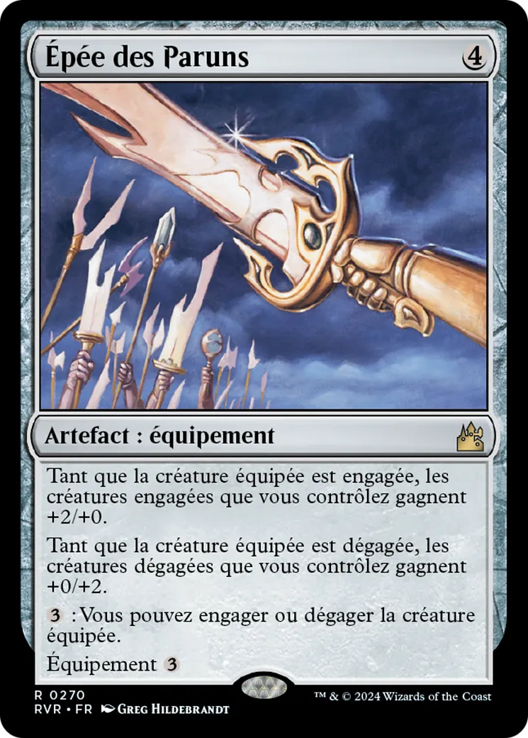 Épée des Paruns — Ravnica Remastered — Magic: The Gathering