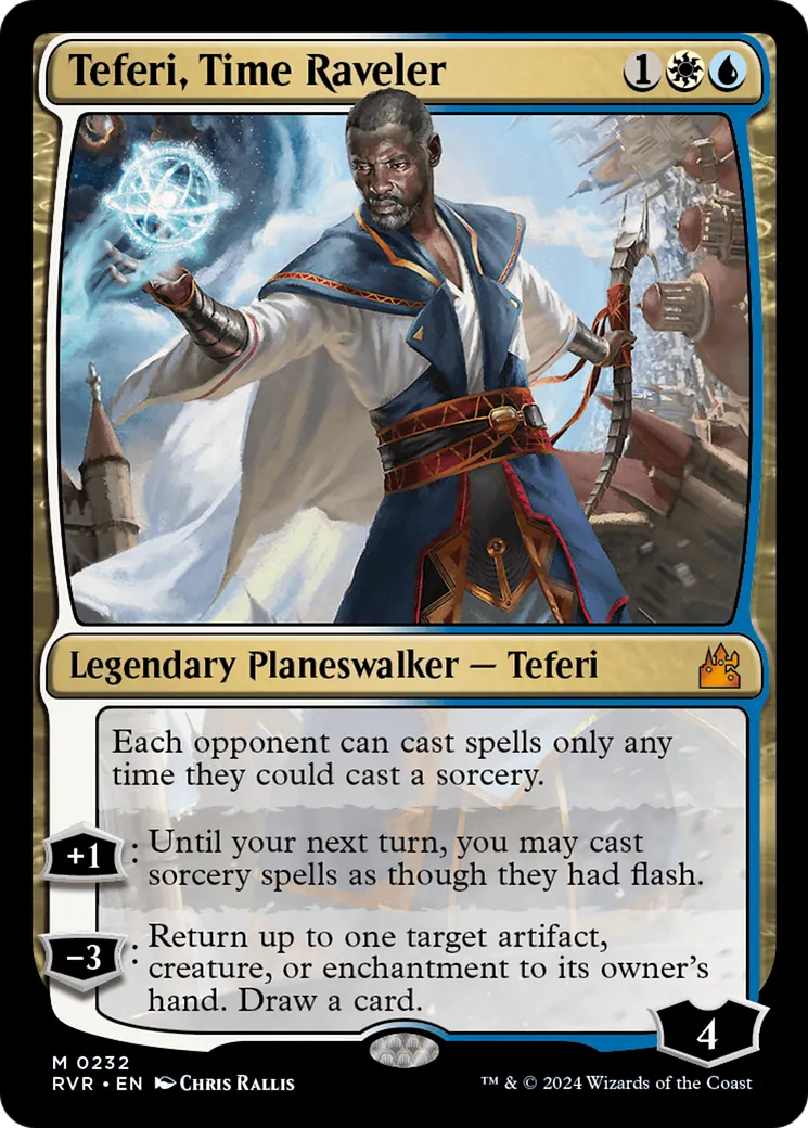 Teferi, Time Raveler — Ravnica Remastered — Magic: The Gathering