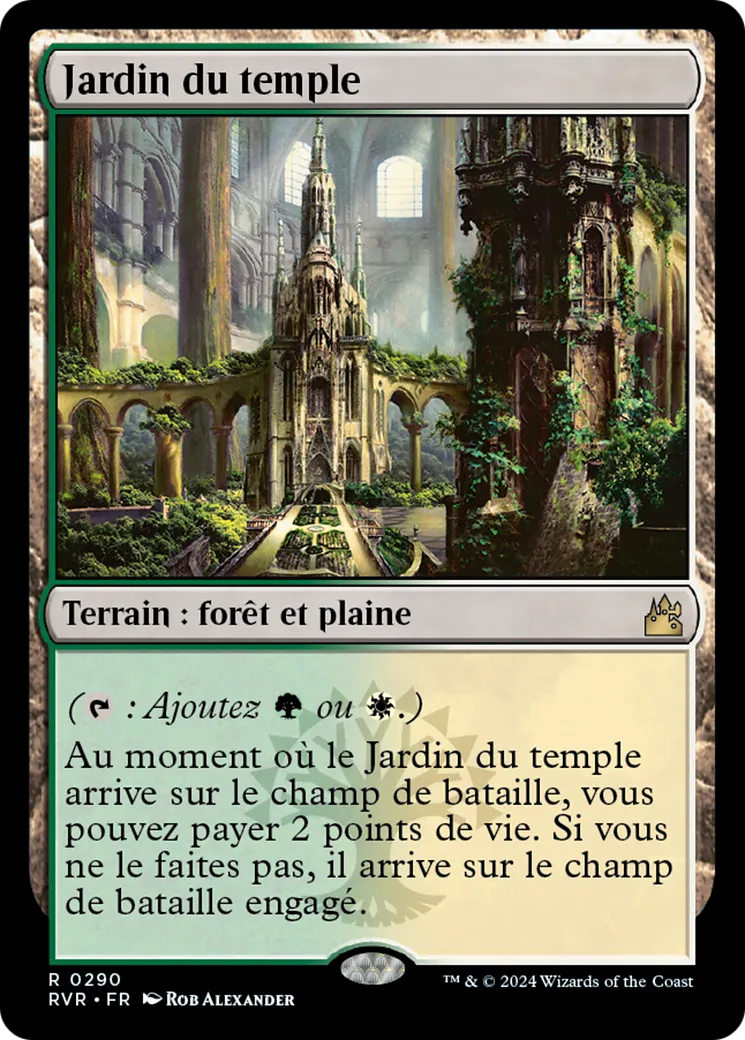 Jardin du temple — Ravnica Remastered — Magic: The Gathering
