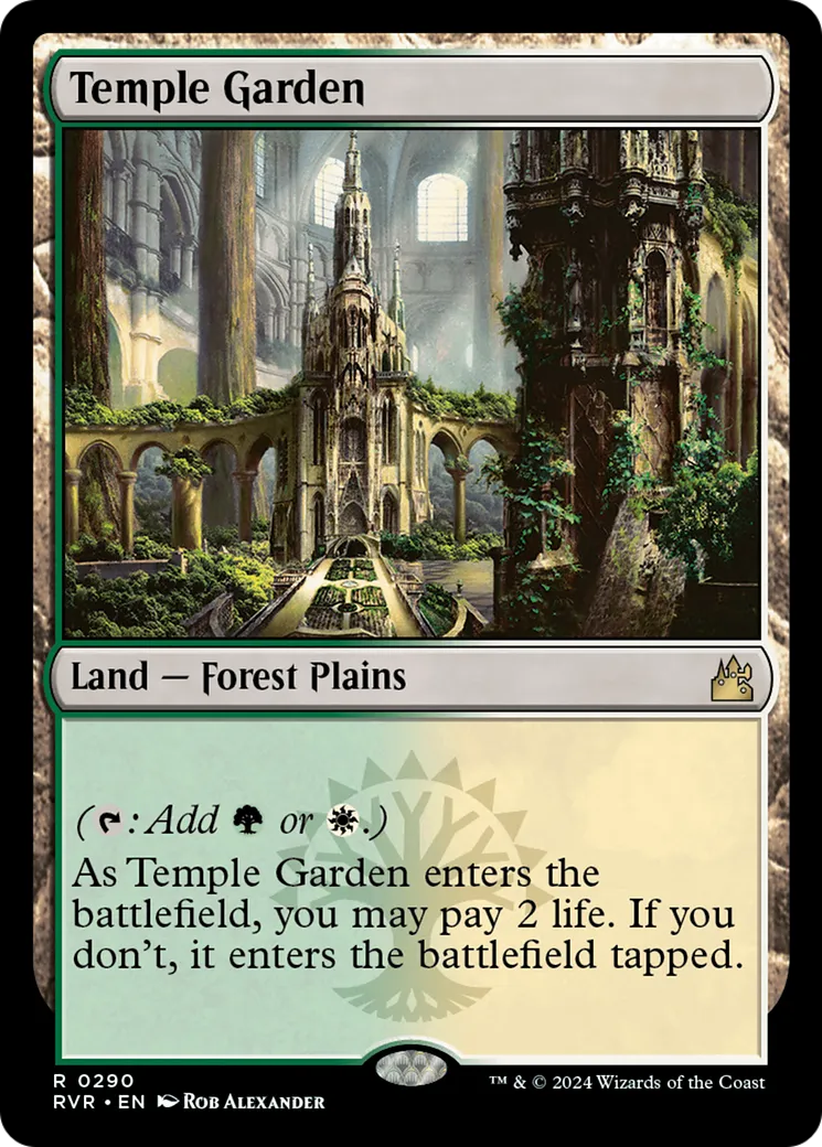 Temple Garden — Ravnica Remastered — Magic: The Gathering