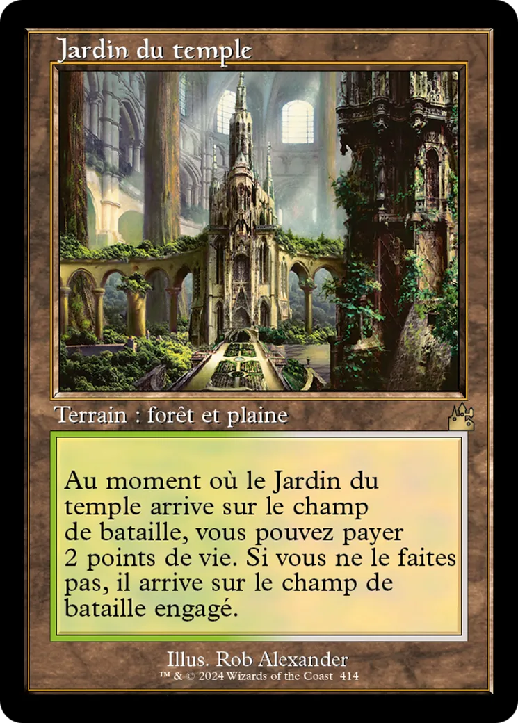 Jardin du temple — Ravnica Remastered — Magic: The Gathering