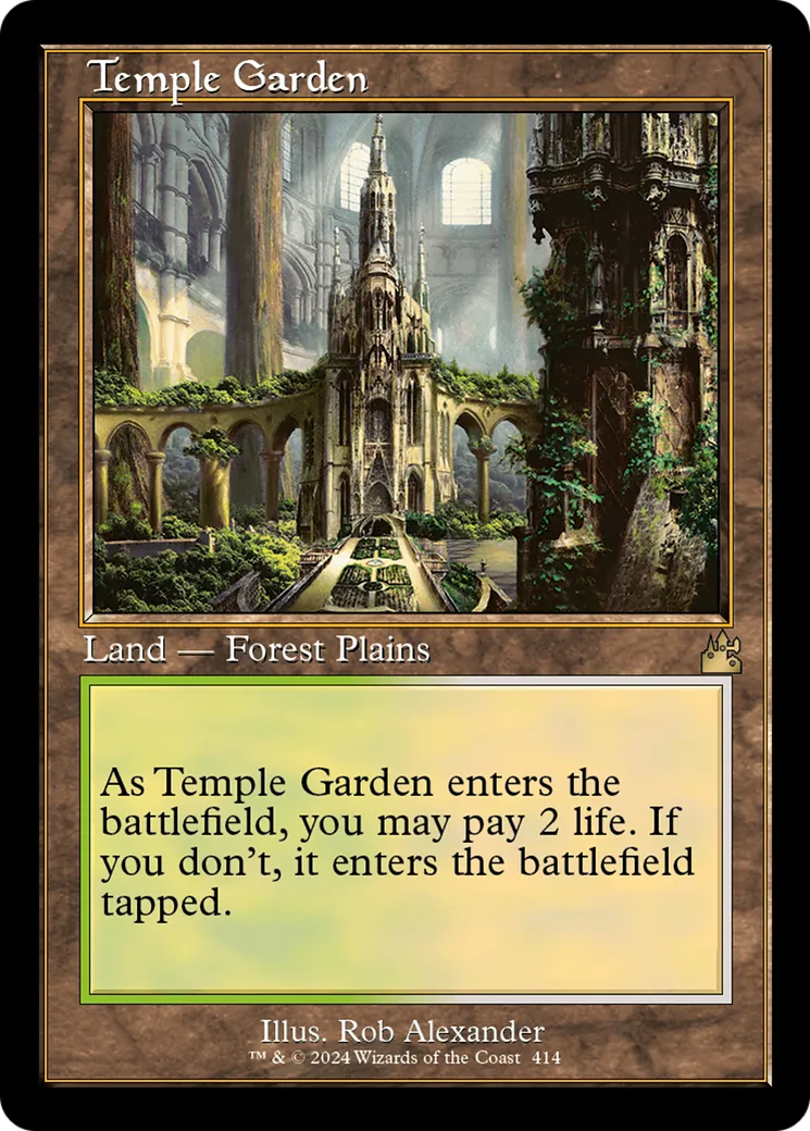 Temple Garden — Ravnica Remastered — Magic: The Gathering