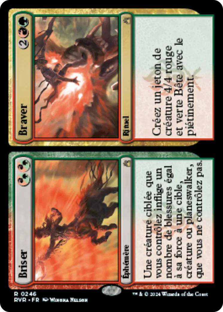 Briser // Braver — Ravnica Remastered — Magic: The Gathering