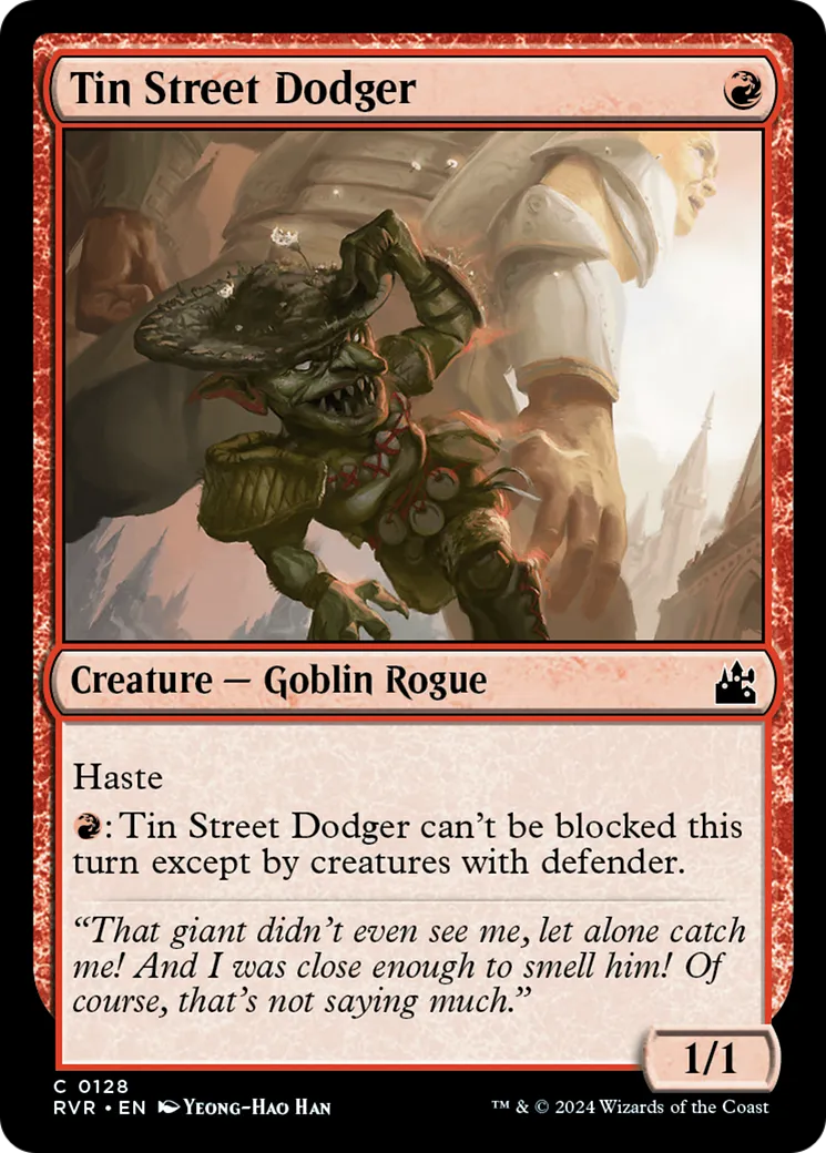 Tin Street Dodger — Ravnica Remastered — Magic: The Gathering