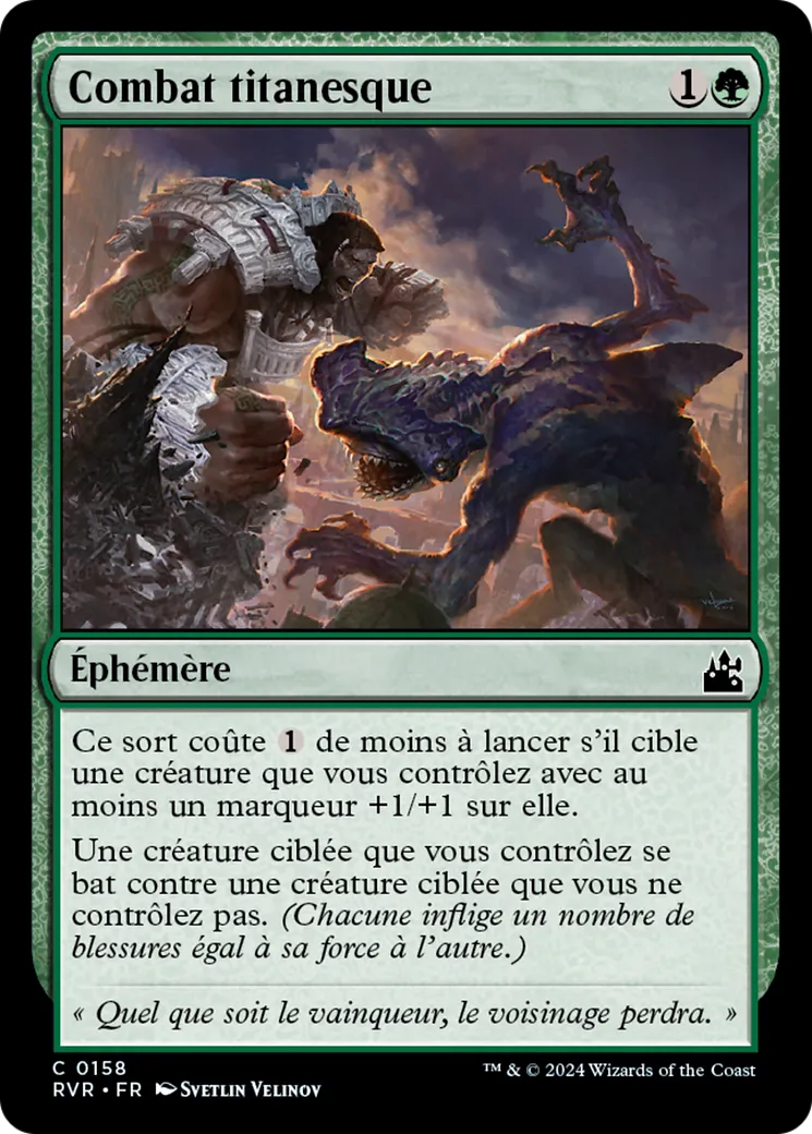 Combat titanesque — Ravnica Remastered — Magic: The Gathering