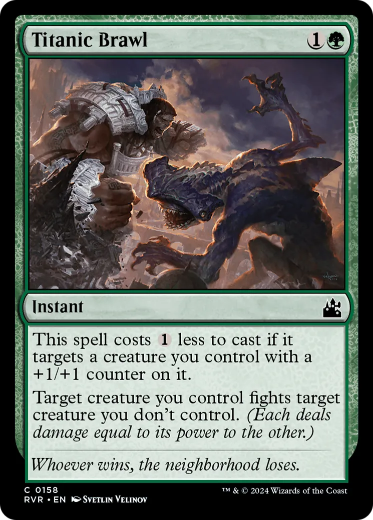 Titanic Brawl — Ravnica Remastered — Magic: The Gathering
