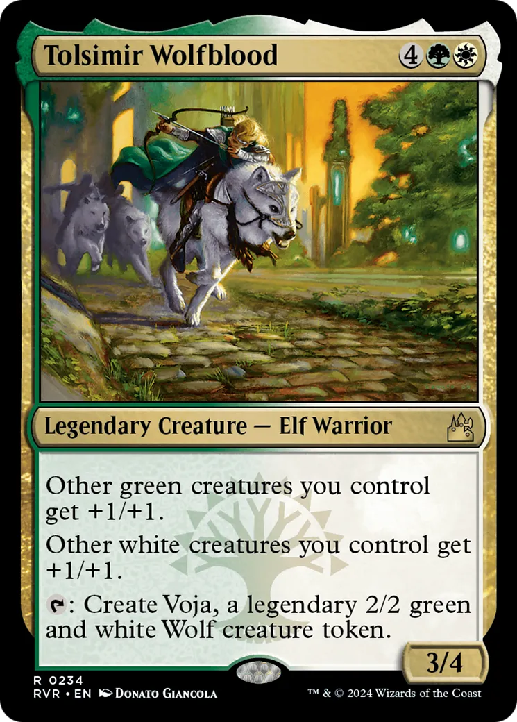Tolsimir Wolfblood — Ravnica Remastered — Magic: The Gathering