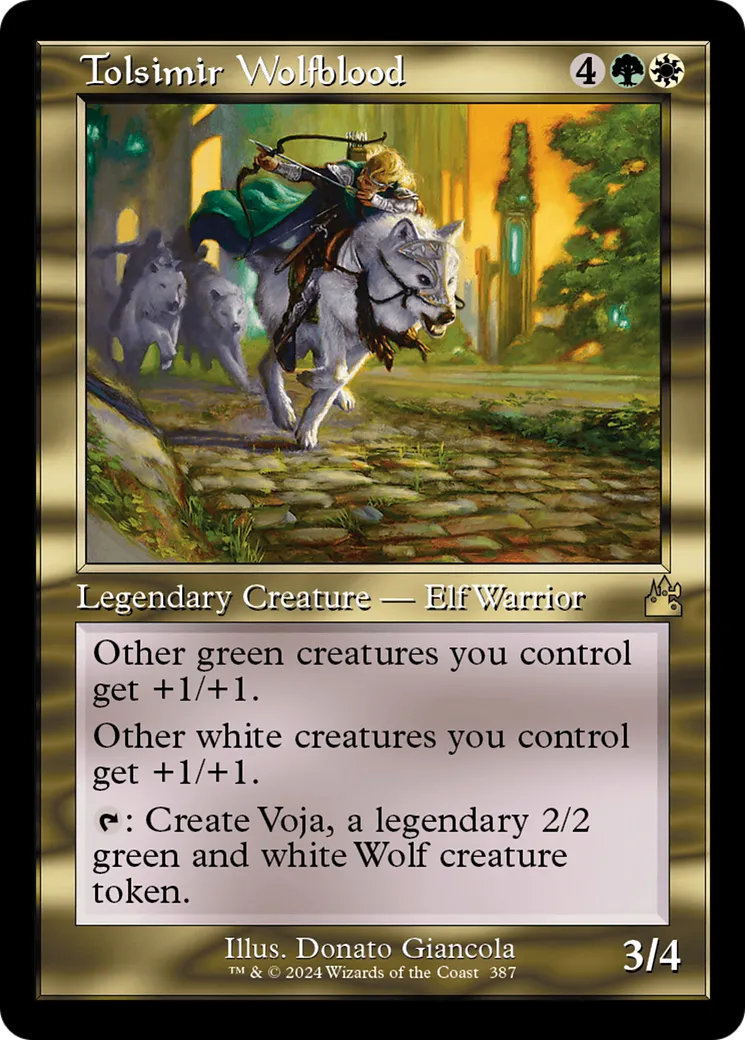 Tolsimir Wolfblood — Ravnica Remastered — Magic: The Gathering