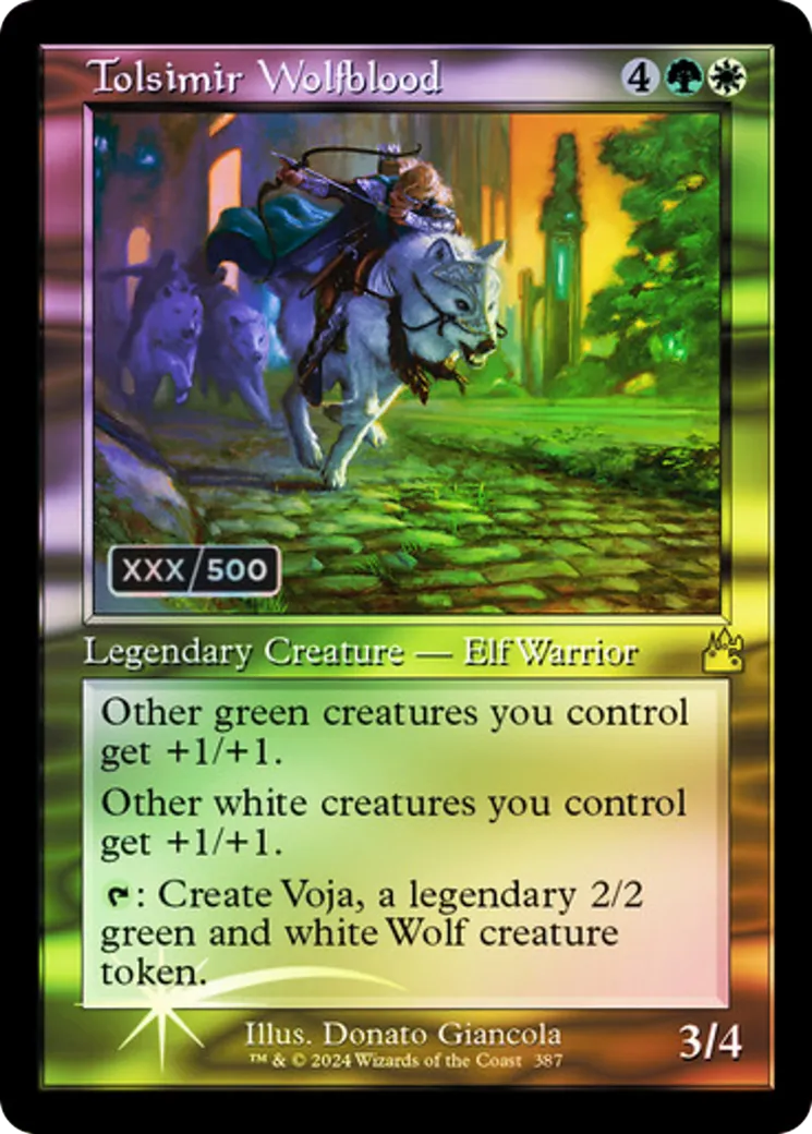 Tolsimir Wolfblood — Ravnica Remastered — Magic: The Gathering