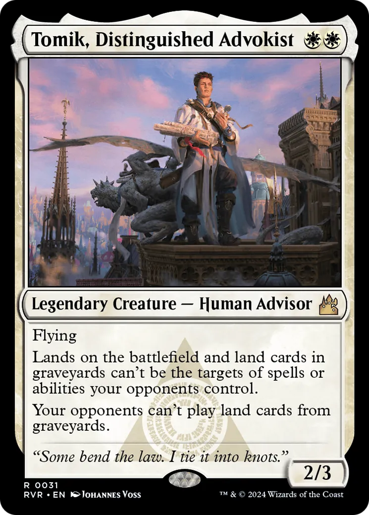 Tomik, Distinguished Advokist — Ravnica Remastered — Magic: The Gathering