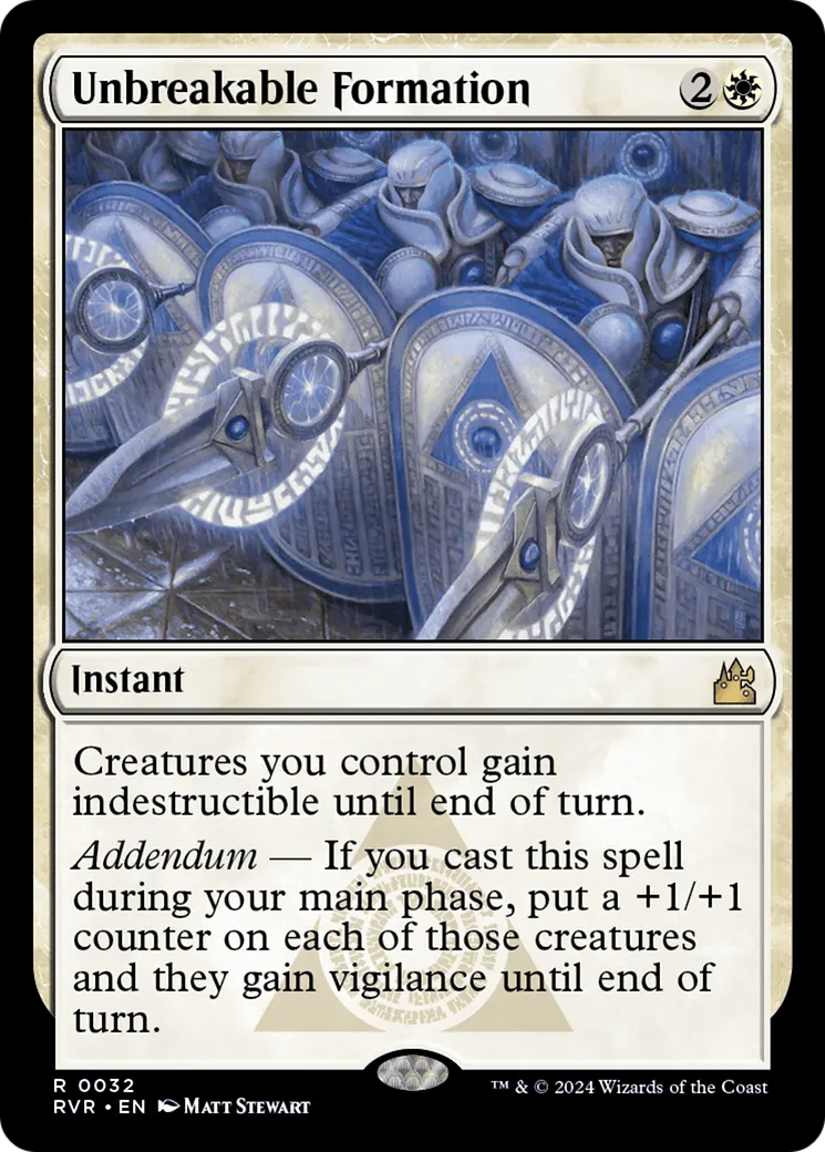 Unbreakable Formation — Ravnica Remastered — Magic: The Gathering