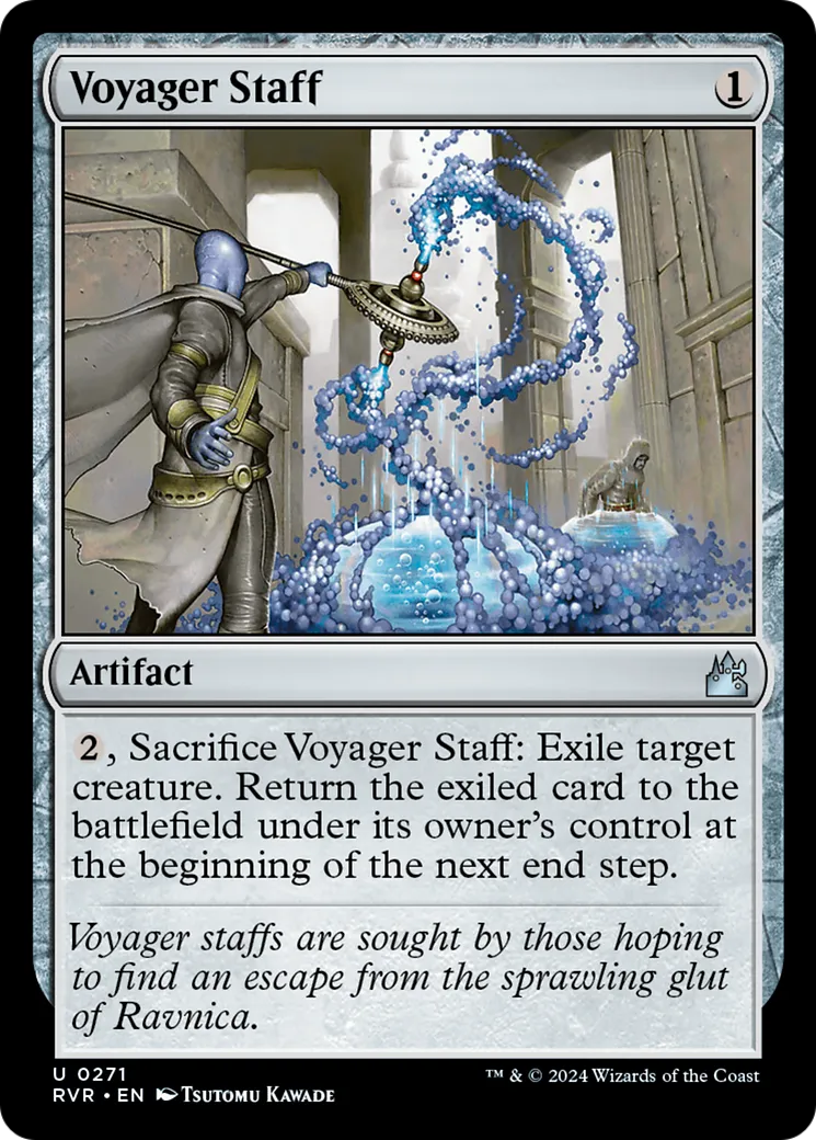 Voyager Staff — Ravnica Remastered — Magic: The Gathering