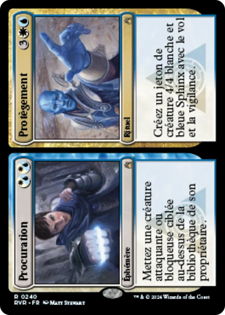 Procuration // Protègement — Ravnica Remastered — Magic: The Gathering