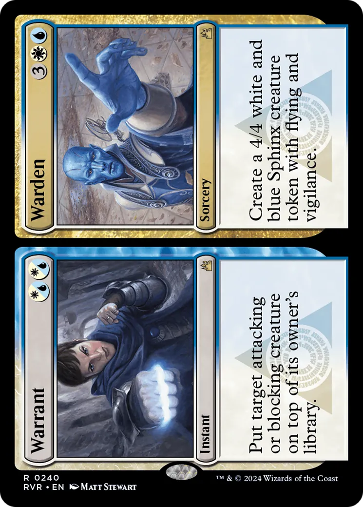 Warrant // Warden — Ravnica Remastered — Magic: The Gathering