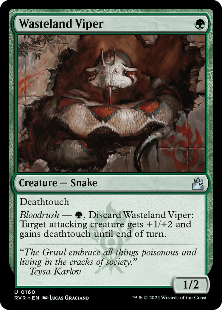 Wasteland Viper — Ravnica Remastered — Magic: The Gathering