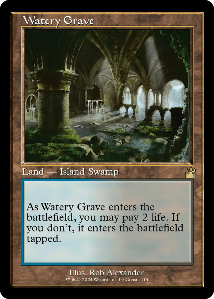 Watery Grave — Ravnica Remastered — Magic: The Gathering