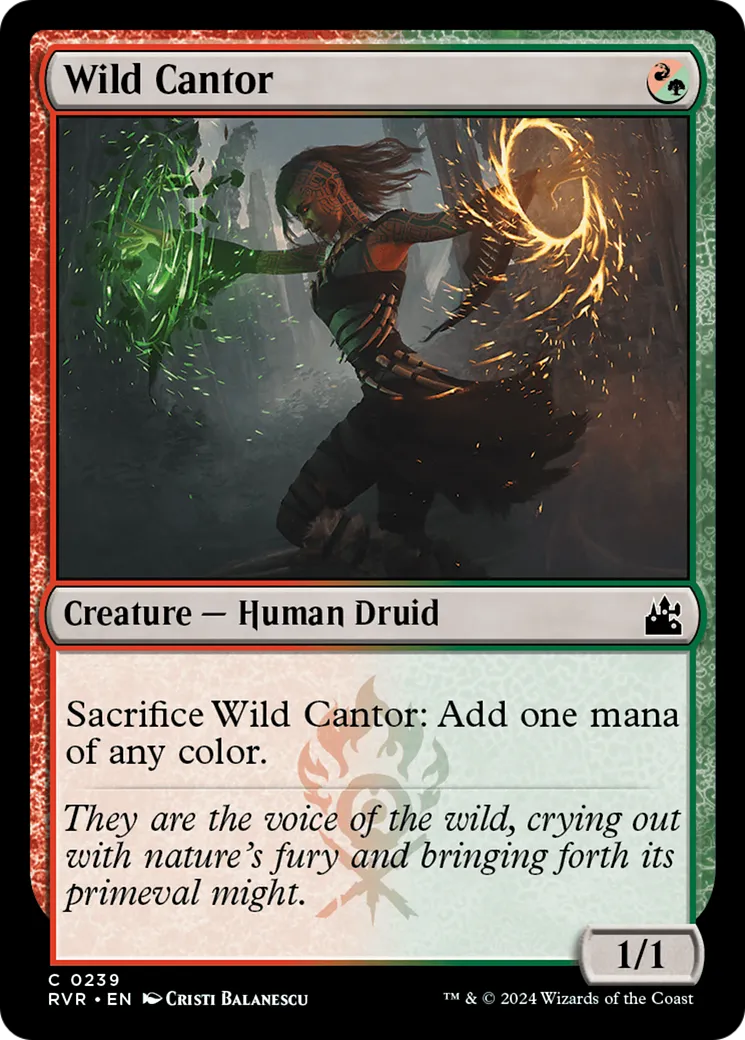 Chantresse sauvage — Ravnica Remastered — Magic: The Gathering